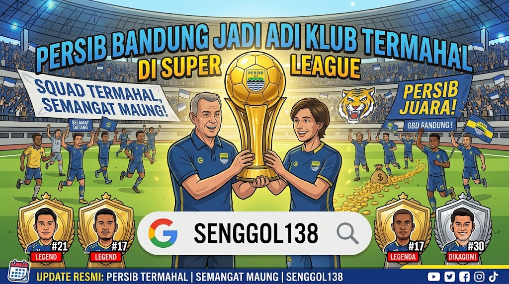 Persib Bandung Jadi Klub Termahal di Super League