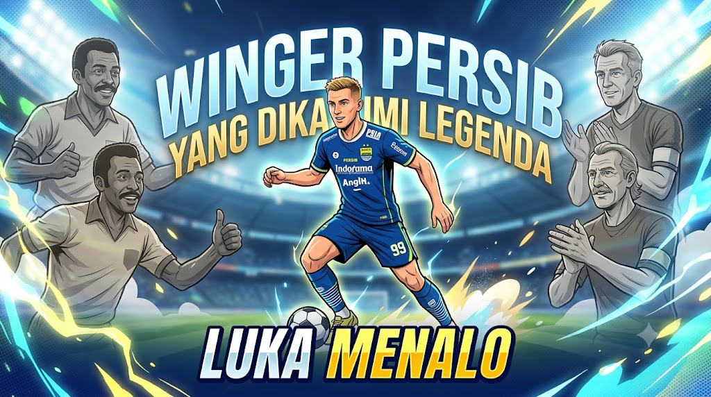 Profil Luka Menalo: Winger Persib yang Dikagumi Legenda